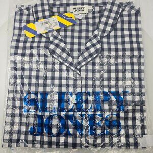 SLEEPY JONES MARINA SLEEP SHIRT DRESS SIZE M